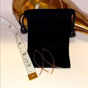 2” wire threader earrings